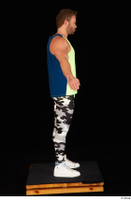  Herbert 10yers camo leggings dressed shoes sports standing tank top white sneakers whole body 0015.jpg
